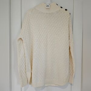 Motherhood Maternity Mock Neck Sweater